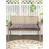 Living And Home Garden Seat Pad Dark Grey L 120Cm X W 50Cm