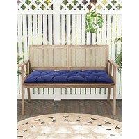 Living And Home Garden Seat Pad Navy Black L 120Cm X W 50Cm