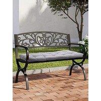 Living And Home Garden Seat Pad Grey L 130Cm X W 50Cm