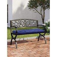 Living And Home Garden Seat Pad Blue L 130Cm X W 50Cm