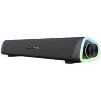 Trust Gxt620 Axon Rgb Illuminated Soundbar, Pc Speaker For Computer, Laptop, Smartphone, Tablet, Tv