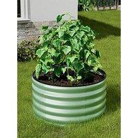 Living And Home Round Raised Garden Bed Light Green D 80 Cm