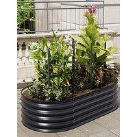 Living And Home Oval Raised Garden Bed D 80 X L 160 Cm