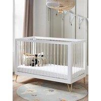 Babymore Kimi Cot Bed Acrylic With Fibre Mattress