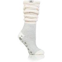 Heat Holders Cosy Hydra Socks - Cream/Silver
