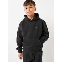 Calvin Klein Jeans Boys Relaxed Back Graphic Hoodie - Black