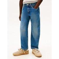 Tommy Hilfiger Boys Relaxed Washed Medium Jeans - Blue