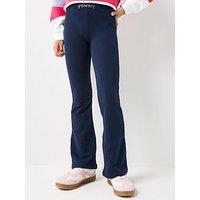Tommy Hilfiger Girls Foil Flare Legging - Navy