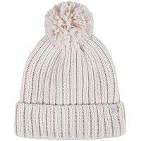 Heat Holders Arden Ribbed Thermal Pom Pom Hat - Cream