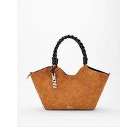 Dkny Paula Medium Logo Tote Bag - Light Brown