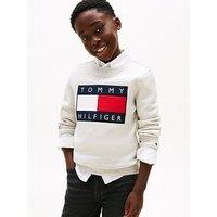 Tommy Hilfiger Kids Heritage Flag Sweatshirt - Grey
