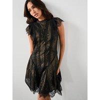 Allsaints Fleur Lace Dress - Black