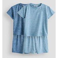 The Very Collection Boys 2 Pack Lounge Shortie Pyjamas