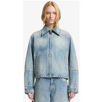 7 For All Mankind Coated Workwear Jacket - Mid Wash