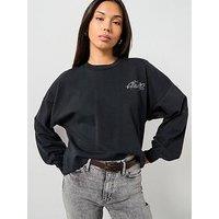 Allsaints Reel Lila Sweat - Black