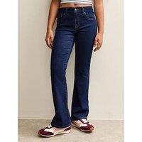 New Look 915 Girls Low Rise Flared Jeans - Blue