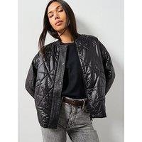 Allsaints Alii Bomber - Black