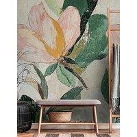 Cosmoliving By Cosmopolitan Lush Blossom Digital Mural Non Woven