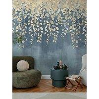 Cosmoliving By Cosmopolitan Guilded Bloom Digital Mural Non Woven
