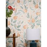 Cosmoliving By Cosmopolitan Still Bloom Green Metallic Non Woven Wallpaper