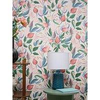 Cosmoliving By Cosmopolitan Still Bloom Pink Non Woven Wallpaper