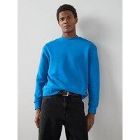 The Very Collection Premium Heavyweight Relaxed Fit Crew Neck Sweatshirt - Cobalt Blue