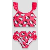 The Very Collection Hello Kitty Frill Strap Bikini Set - Red