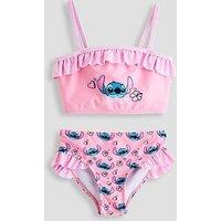 The Very Collection Stitch Frill Bikini Set - Pink