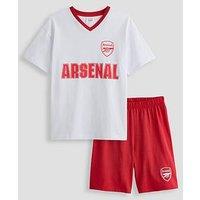 The Very Collection Arsenal Fc Football V Neck Shortie Pyjama