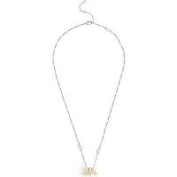 Coach Necklace Signet Rondelle Short Pendant - Gold