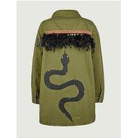 Sorena Snake Jacket - Green