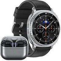 Samsung Galaxy Watch8 Classic 46Mm Lte Black And Buds3 Pro Silver, With Galaxy Ai