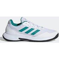 Adidas Mens Tennis Gamecourt 2 Shoe - White