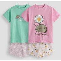 The Very Collection 2 Pack Pusheen Shortie Pyjamas