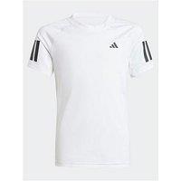 Adidas Girls Tennis Club Tee - White