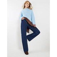 River Island Relaxed Straight Massimo Jeans - Blue