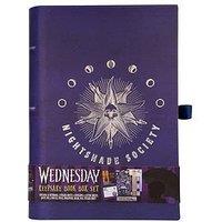 Wednesday Nightshade Keepsake Book Box And Letter Writing Stationary Set