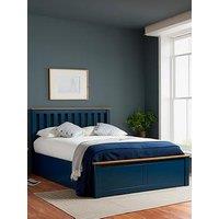 Birlea Phoenix Ottoman Wooden Bed - Blue - Double