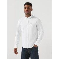 Boss Long Sleeve Plain Shirt - White
