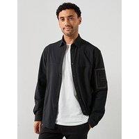 Boss St_Tour Waffle Overshirt - Black