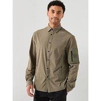 Boss St_Tour Waffle Overshirt - Green