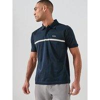 Boss Join Paddy Stripe Regular Fit Polo Shirt - Navy