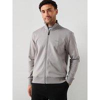 Boss Skaz Full Zip Sweat - Light Grey