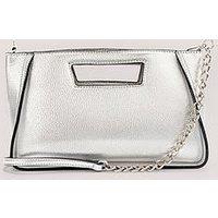Fiorelli Lola Hard Handle Clutch Bag - Silver