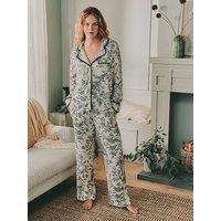 Laura Ashley Lloyd Mono Button Through - Black