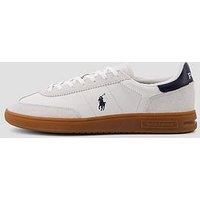 Polo Ralph Lauren Bedford Leather/Suede Sneakers - White