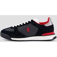 Polo Ralph Lauren Varick Suede/Leather/Nylon Sneakers - Black
