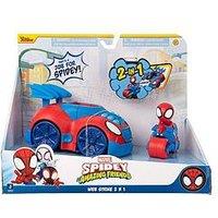 Spidey And His Amazing Friends 2-In-1 Web Strike Feature Vehicle