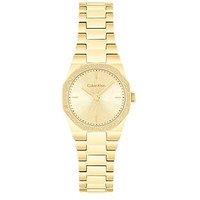Calvin Klein Women'S Ck Geometric Elegance Gold Plated Watch