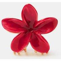 Accessorize Enamel Flower Claw Clip - Pink